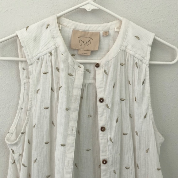 Anthropologie Tops - Anthropologie button down tank